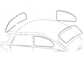 Moulure Agrafe Logo R tro Pour Cox Car Concept