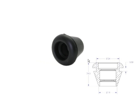 Caoutchouc passe fil conique de faisceau électrique 24 /3.5mm