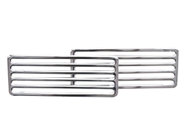 Grille aluminium de capot arrière 2 pièces