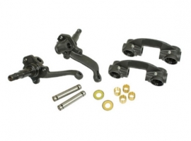 Set de 2 fusées à pivots complètes forgées pour tambours