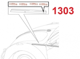 Kit de 4 agrafes baguette spéciale moulure 1303