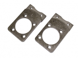 platines adaptation frein à disque sur fusée tambour 1302/1303 (la paire)