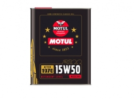 Huile MOTUL 2100 Classic 15W50 2L
huile haut de gamme pour les véhicules des années 70