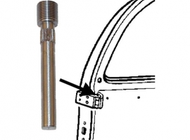 Axe de charnière fileté