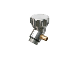 Remplissage d'huile en aluminium coudé