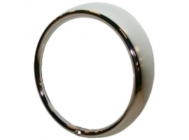 Cercle de phare chrome H4 qualité supérieure (modèle une vis)