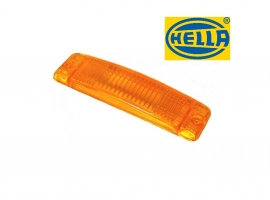 Vitre de clignotant orange Hella 75->