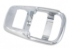 Contour de poignée intérieur de porte Chrome Combi 68-72 et Cox Cabriolet 68-73 (la pièce)