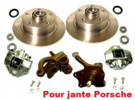 Kit frein à disque avant pour 1200/1300 modèle 66-> perçage Porsche