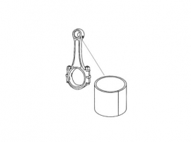 Bague de bielle Ø24 type 4 (pièce)