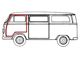 Joint de porte gauche pour Combi 68/79 Q+