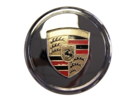 Capuchon chrome de jante Porsche FUCHS plastique