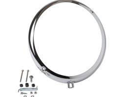 Cercle de phare chromé 63/67 8H10 Q+