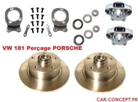 Kit frein à disque avant pour 181 perçage Porsche