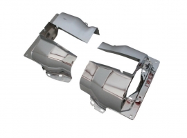 Couvre cylindre chrome 1300/1600 double admission (la paire)