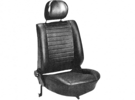 Jeu de housse de siège Cox cabriolet 77/79 SQ noire