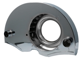 Turbine chromée double admission avec chauffage