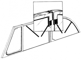 Kit joints dans cadre chromé 53/80