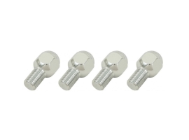 Boulons chromés M14X1.5mm jante tôle (les 4)