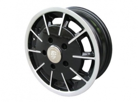 Jante 911 GASBURNER noire et polie 5x130