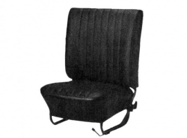 Jeu de housse de siège pour Cabriolet 74/76 EURO noir