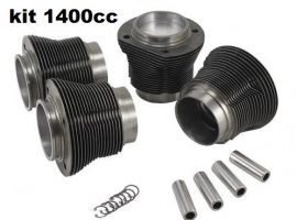 Kit chemises / pistons 1400cc (emboîtement 87mm) moteur 1200cc