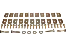 Kit plaquettes et vis pour fixation du châssis sur la caisse