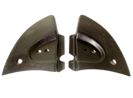 Caches armature noirs Cabriolet 68/80 (la paire)