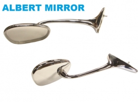 Paire de rétroviseur col de cygne type "ALBERT MIRROR" pour Coccinelle