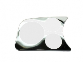 Support de manomètre chrome 3 trous