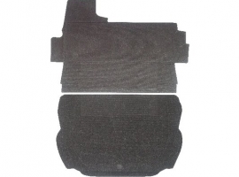 Carton revêtement de coffre inférieur + supérieur moquette rase 1303