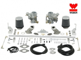 Kit 2 carburateurs WEBER 34 ICT 1300/1500/1600 simple admission