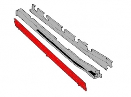 Bas de caisse droit hauteur 45mm Combi 68/79