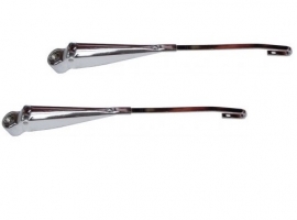Bras d'essuie glace chrome (la paire) tige filetage M6