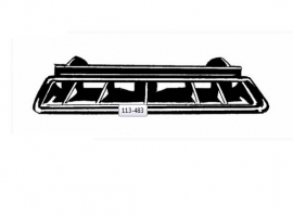 grille de ventilation de pare-brise centrale 68/78 luxe
pour véhicule avec tableau de bord en mousse)