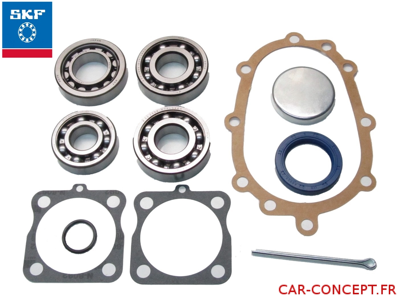 Kit Roulement Roue Arrière ALL BALLS 25-1344 - Pour Suzuki GW250 2014-2017 Et SV650 1999-2002