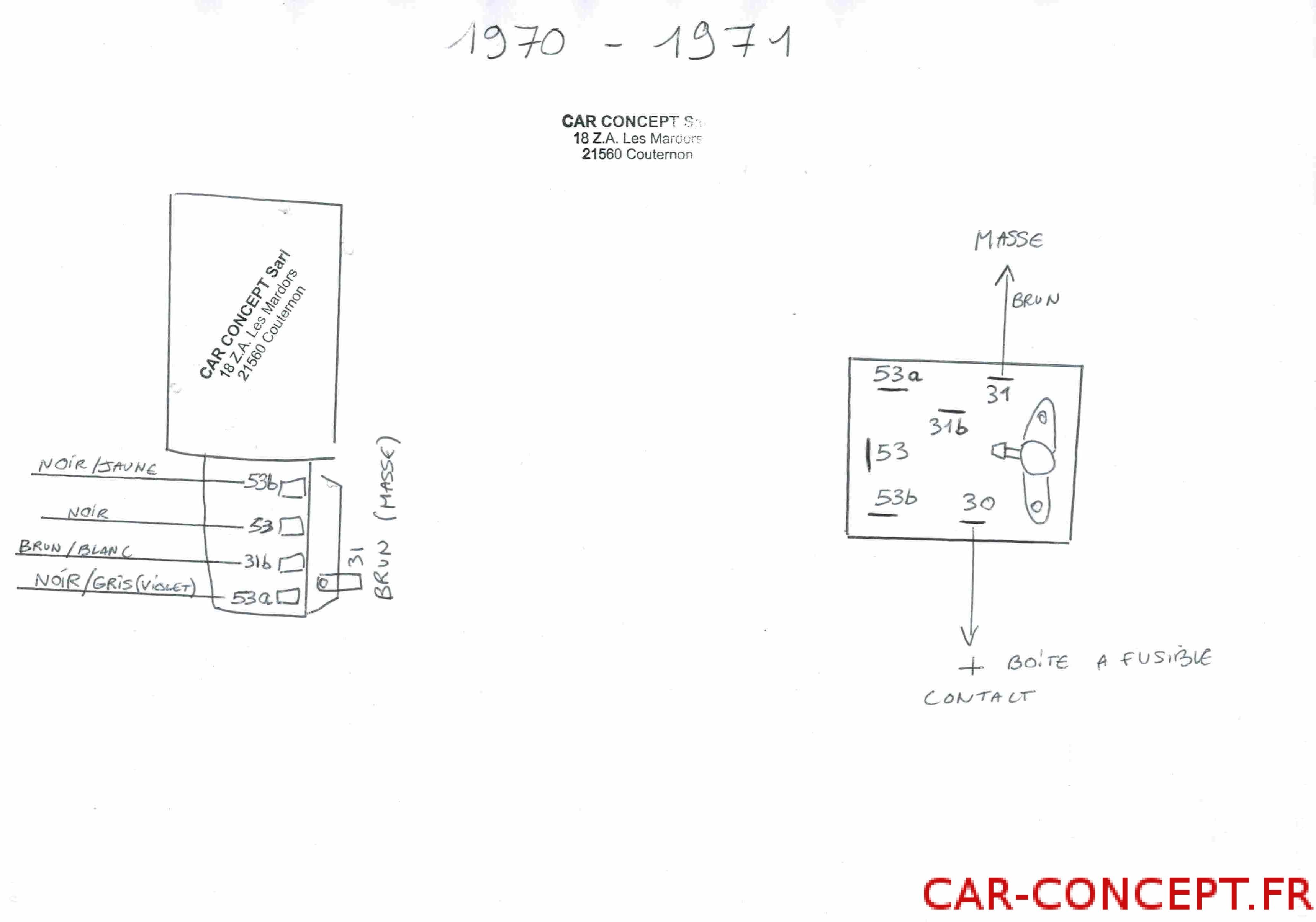 Pieces Pour Cox Vw Combi Et Derives Car Concept