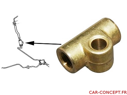 Raccord fileté pour conduite de frein M10 X 1-SW 11 X 16,17 MM à l'Unité -  LPA - Pièces Détachées Automobile