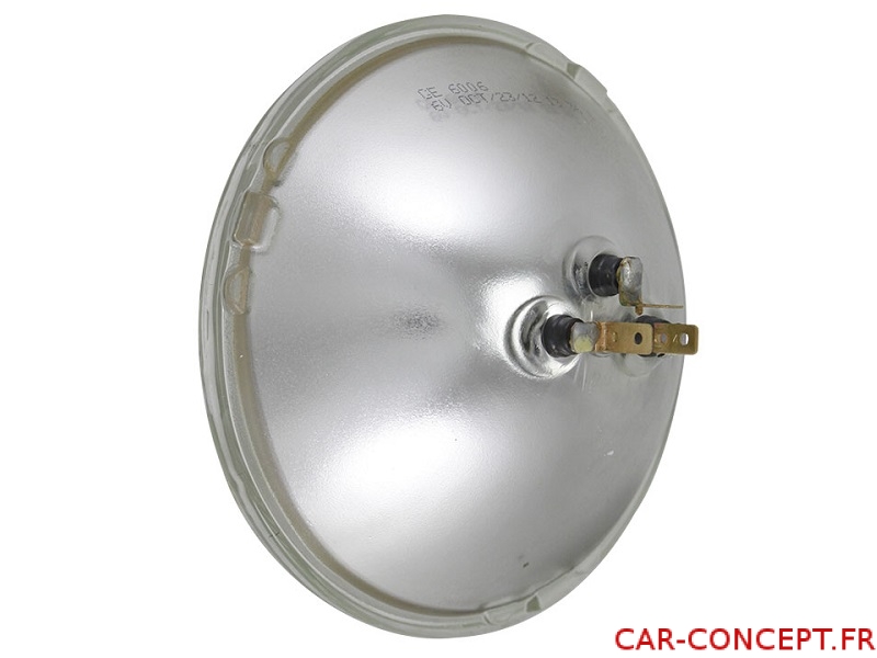 Ampoule/phare USA, de type sealed beam en version 6 Volt pour VOLKSWAGEN  Combi Split Brazil (1961-1975) - KZ90005 