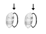 Joints de feu arrière Karmann Ghia 72/74 (la paire)