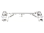 Tringlerie Allemande CROSSBAR 2 WEBER IDF TYPE 1