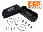 Cache culbuteur CSP noir (la paire)