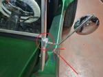 Support de rétroviseur pare-brise buggy
