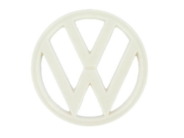 Sigle logo VW blanc pour Combi 73/79
