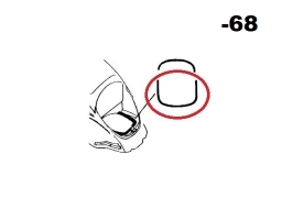 Joint de compartiment moteur ->68 éco