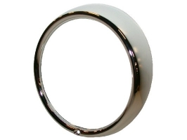 Cercle de phare chrome H4 qualité supérieure (modèle une vis)