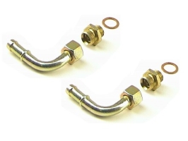 Coude + raccord  M22 pour radiateur SETRAB (la paire)
