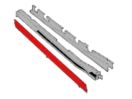 Bas de caisse droit hauteur 45mm Combi 68/79